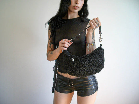 Fluffy Slouch Small - Black