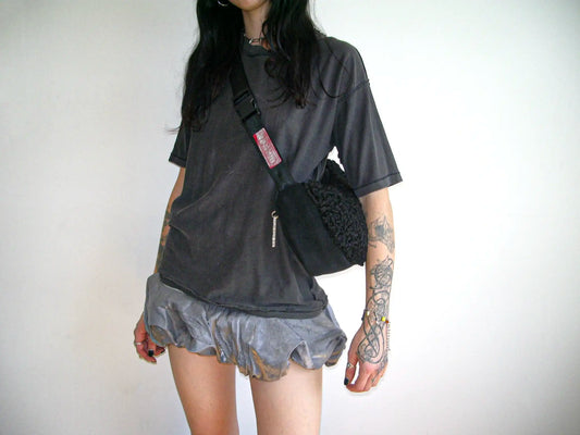 Fluffy Slouch Large - Black