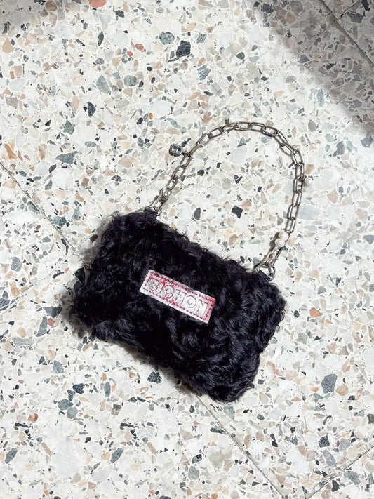 Mini Pearl Fluffy - Black