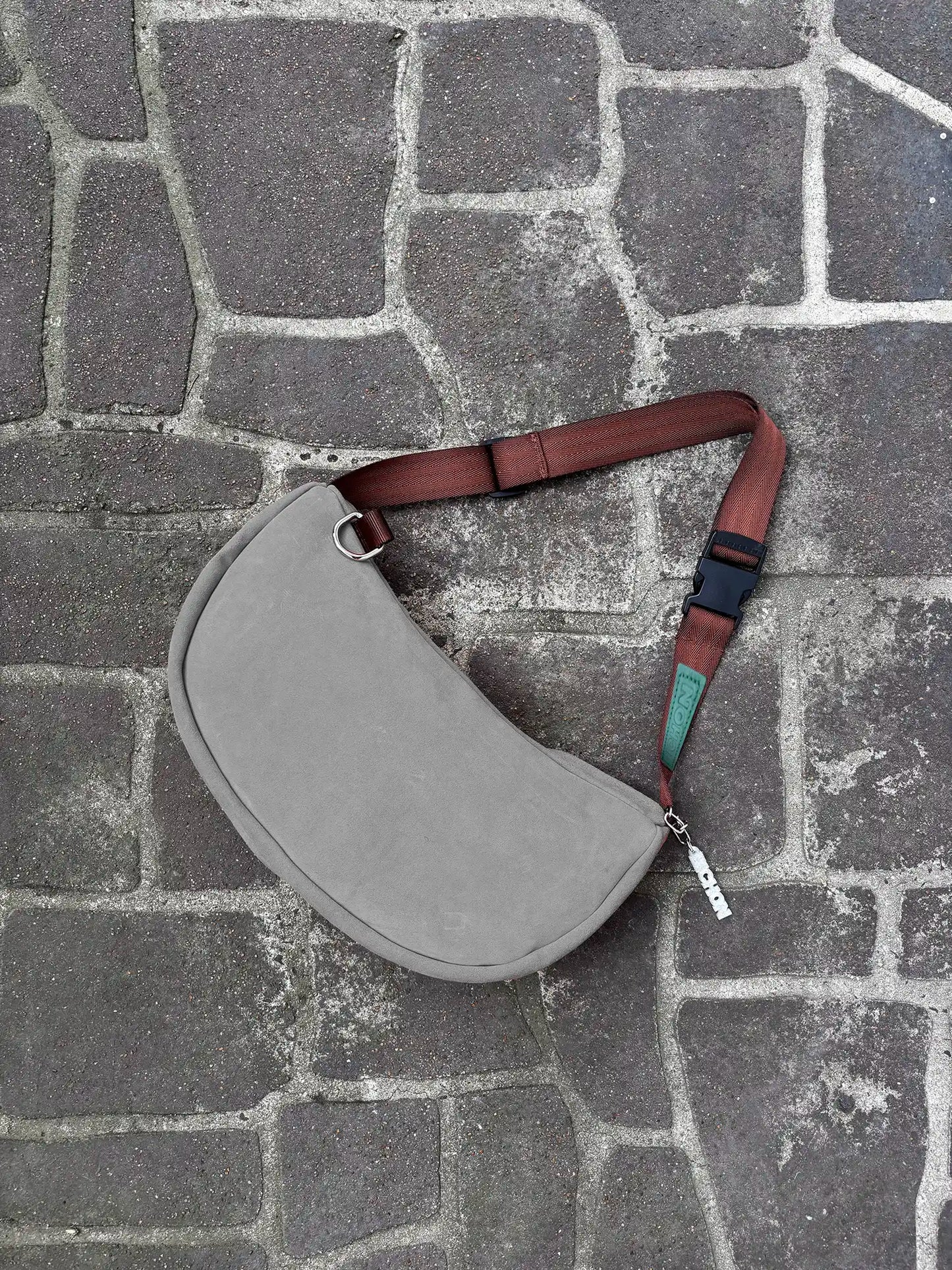 Everyday Suede Slouch Bag - Stone