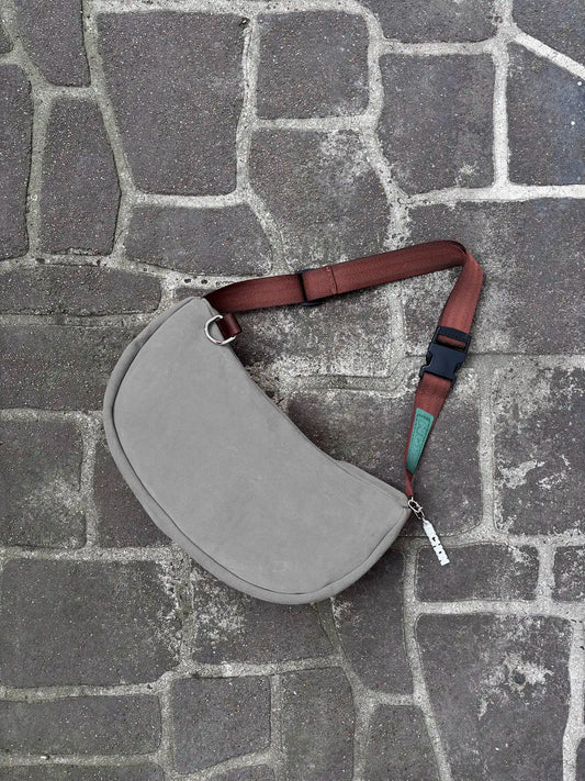 Everyday Suede Slouch Bag - Stone