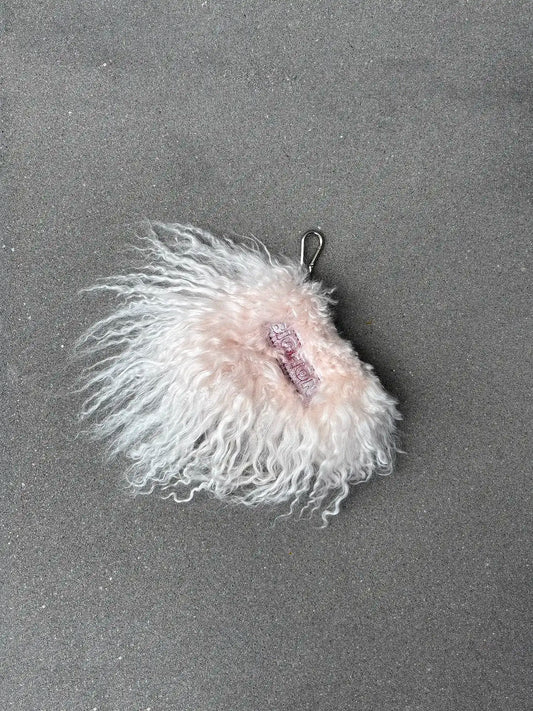 XXL Fluffy Clip-on - Candy Floss