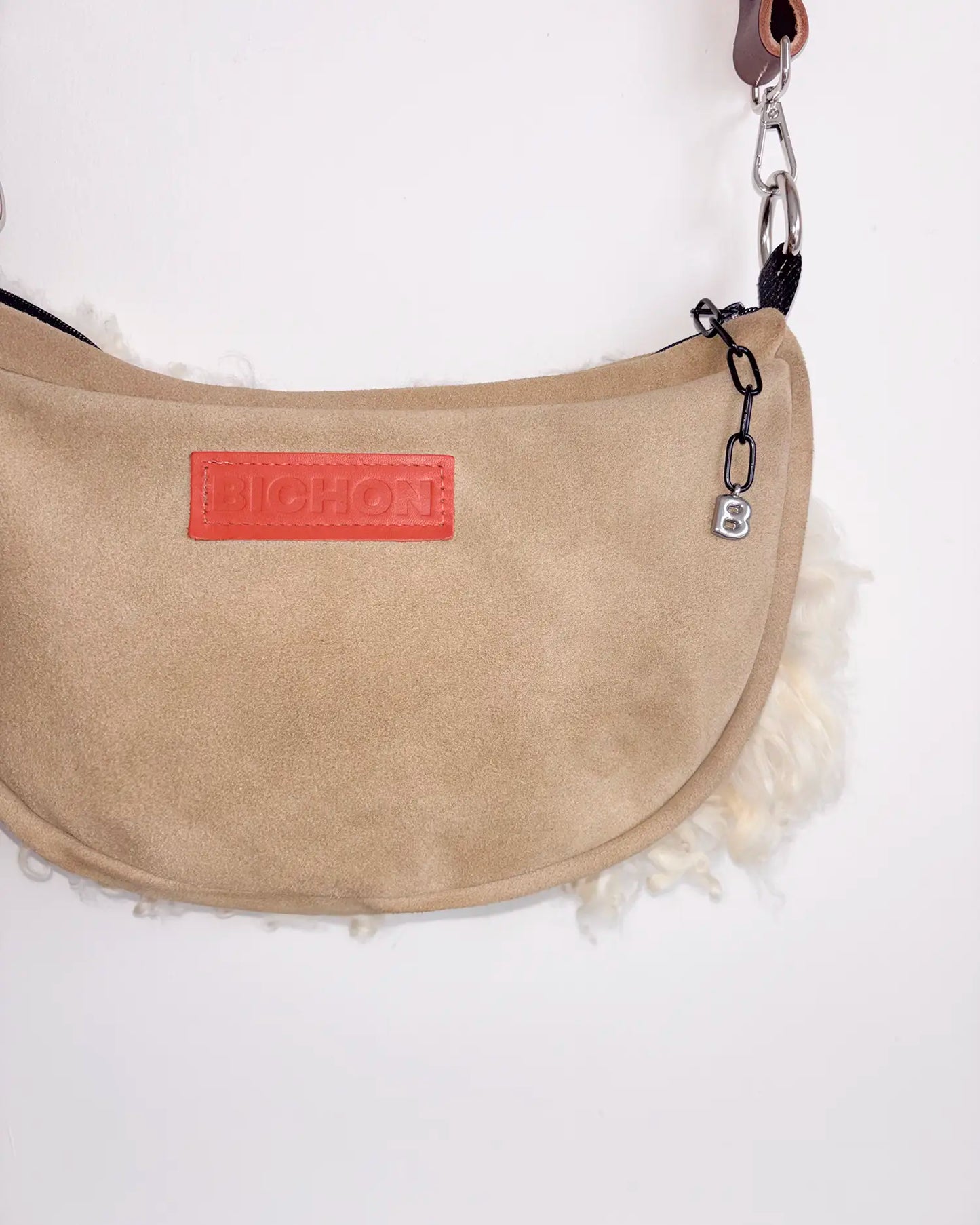 Fluffy Small Slouch - Cream