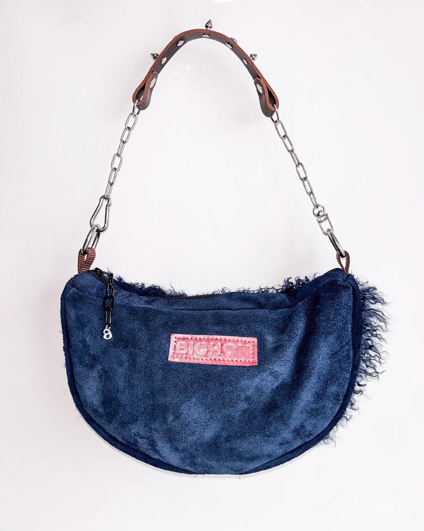Fluffy Slouch Small - Blue